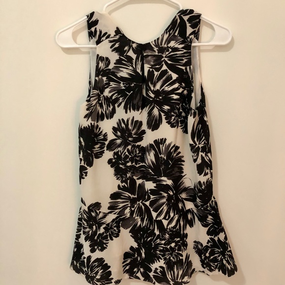 Rebecca Taylor Peplum Tank Top Size 2 - Picture 2 of 2